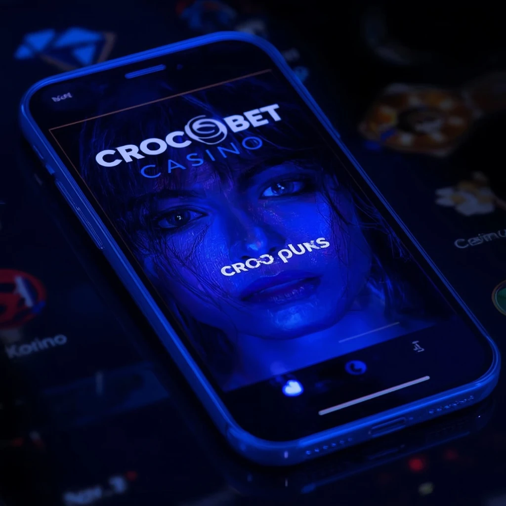 Schermata dell app mobile Crocobet su smartphone che mostra la lobby dei giochi